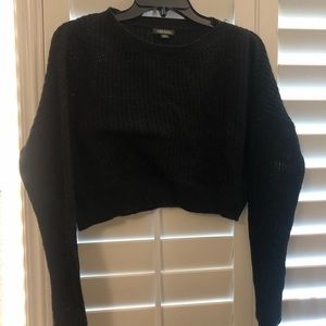 Cropped Black Sweater
